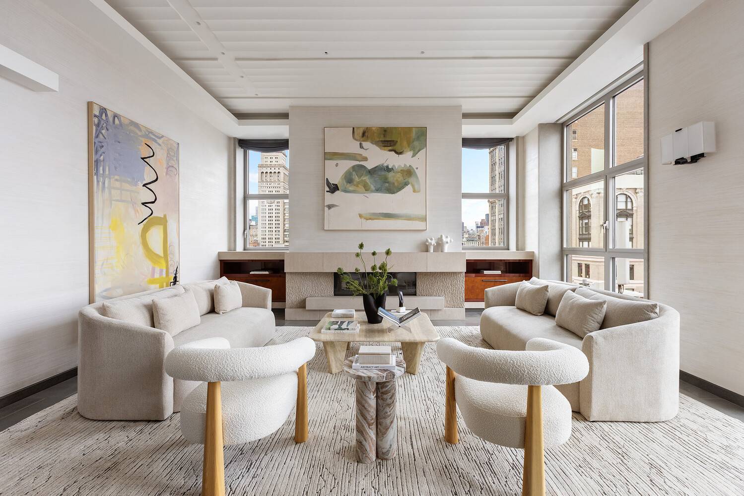 Penthouse 17 at 240 Park Avenue South is a sophisticated full floor residence offering panoramic views, exceptional craftsmanship, and an impeccably balanced layout.