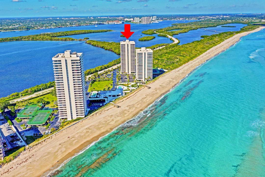 THIS MAGNIFICENT UNOBSTRUCTED OCEAN AND INTERCOSTAL VIEW UNIT IS PERCHED ON THE 7 FLOOR OVER LOOKING THE BLUE ATLANTIC OCEAN, INTERCOSTAL WATERWAYS AND JOHN MAC ARTHUR STATE PARK TO GIVE ...