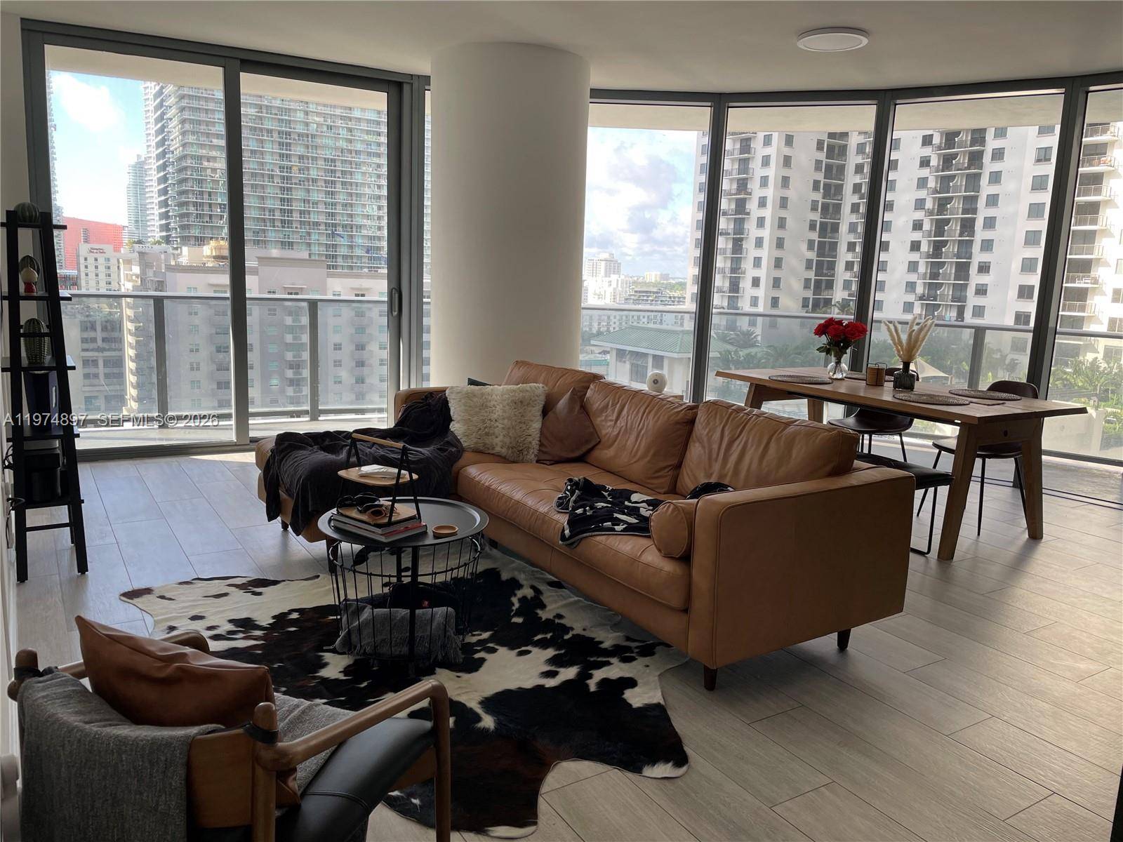 Beautiful 2BD den corner unit in Brickell Heights East with stunning city, bay amp ; ocean views.