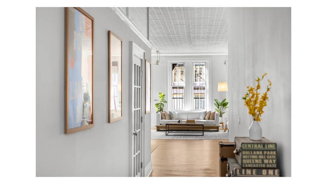 This is a rare opportunity to own a piece of SoHo history, this Prewar loft Condominium is located in Soho's coveted Historic Cast Iron District between Spring and Broome.