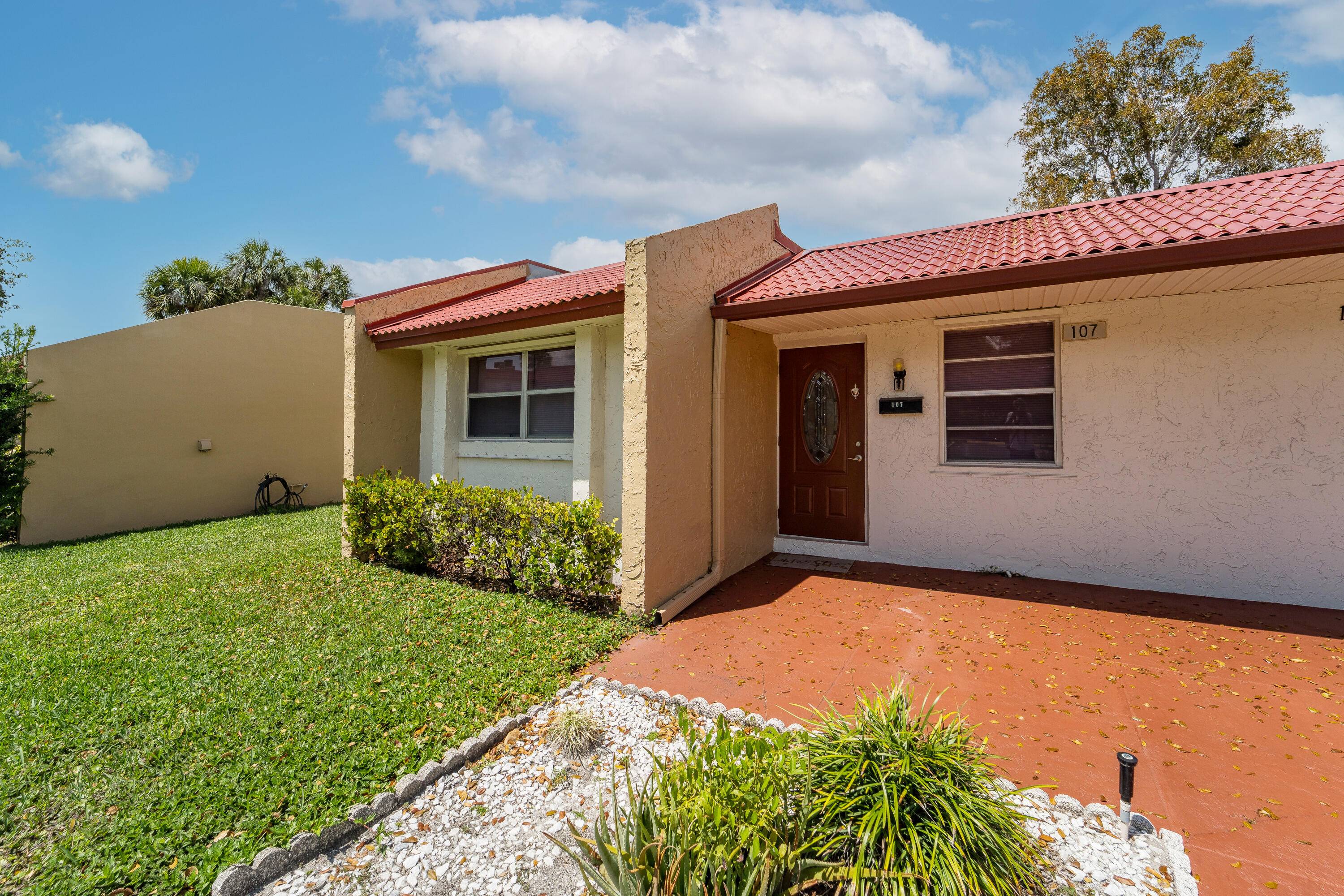 Welcome to this beautifully updated villa in the vibrant 55 community of Golden Lakes, centrally located in West Palm Beach.
