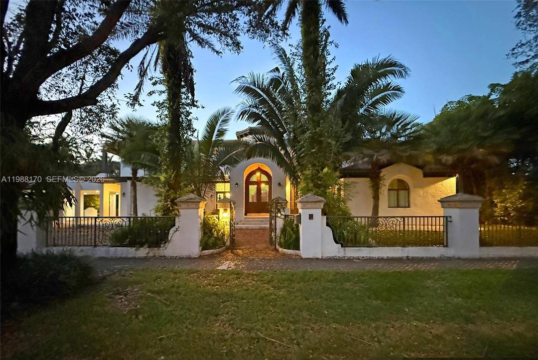 Set on one of Coral Gables finest tree lined streets, this custom Mediterranean estate is a rare find.