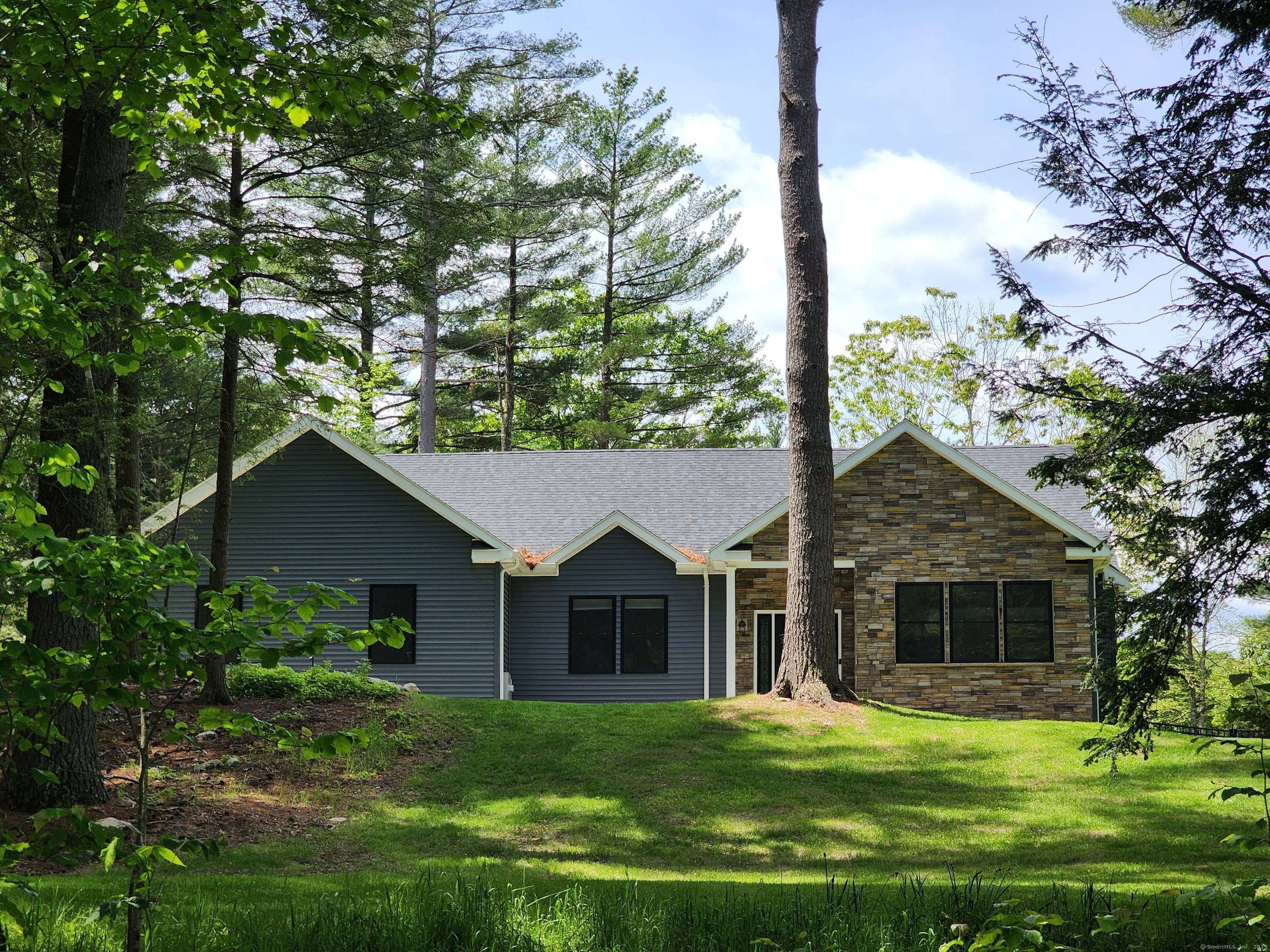 To Be Built Situated on just under 5 acres, this stunning one floor ranch welcomes you with gorgeous views and plenty of yard space.