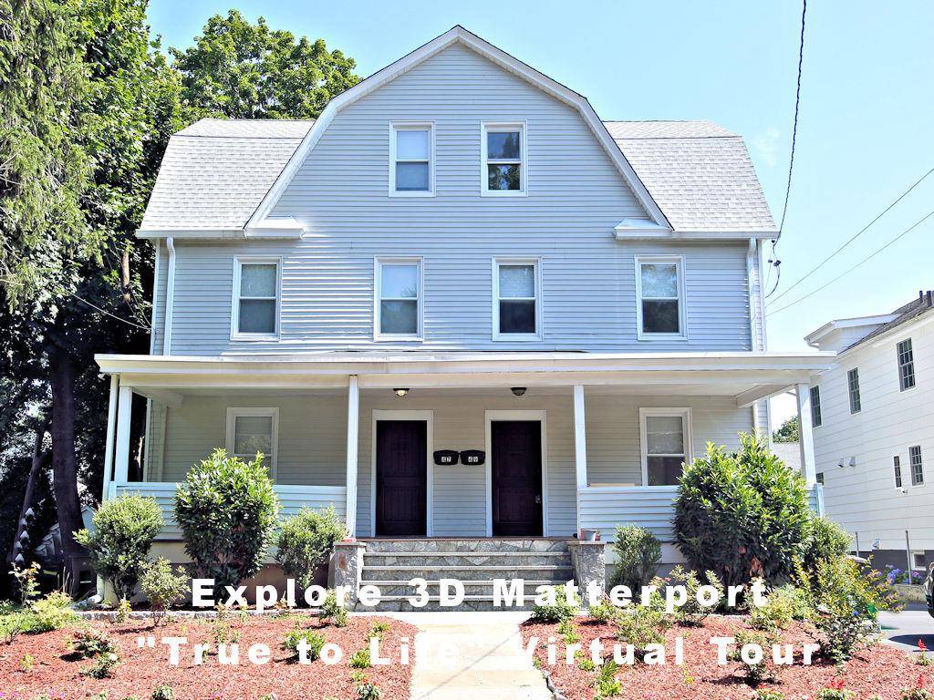 This duplex townhome at 49 Palisade Rd in Rye offers a blend of space and modern functionality across three floors.