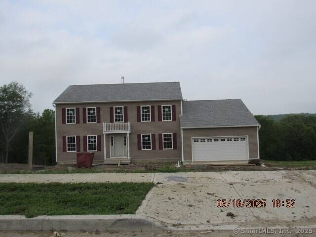 New home under construction.