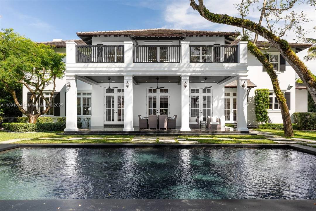 Designed by architect Raul Sotolongo, this impeccable 9, 527 SF estate blends timeless elegance with Southern contemporary charm on a 42, 900 SF lot.
