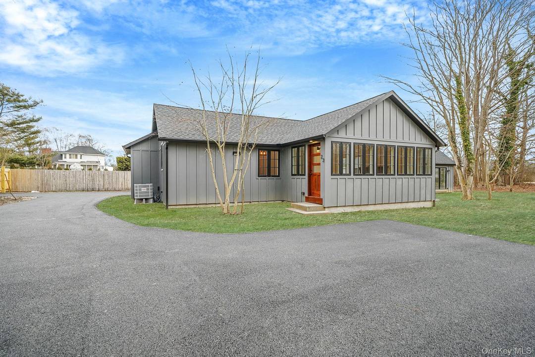 This extraordinary two bedroom rental at 23 Roosevelt Blvd, East Patchogue stands apart with architectural charm and thoughtful modern upgrades !