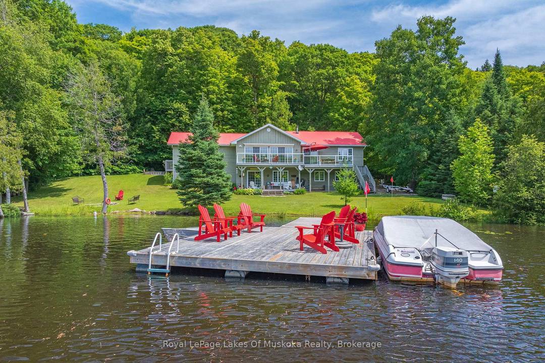 Welcome to your year round waterfront oasis on Lake Cecebe, one of five lakes connected to become the premier lake chain in the area featuring over 40 miles of boating ...
