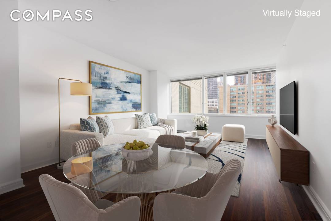 Luxurious Manhattan Living on Riverside Boulevard Experience refined city living in this exquisite one bedroom condominium on the highly sought after Riverside Boulevard.