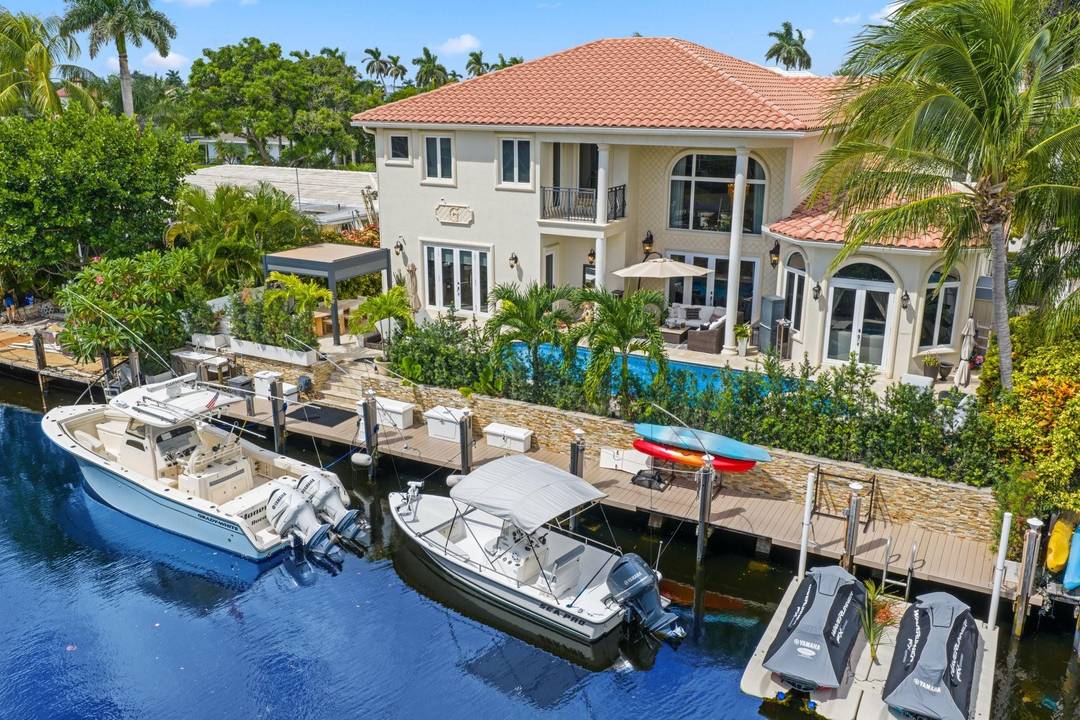 An Exquisite Custom Intracoastal Estate in Lighthouse Point.