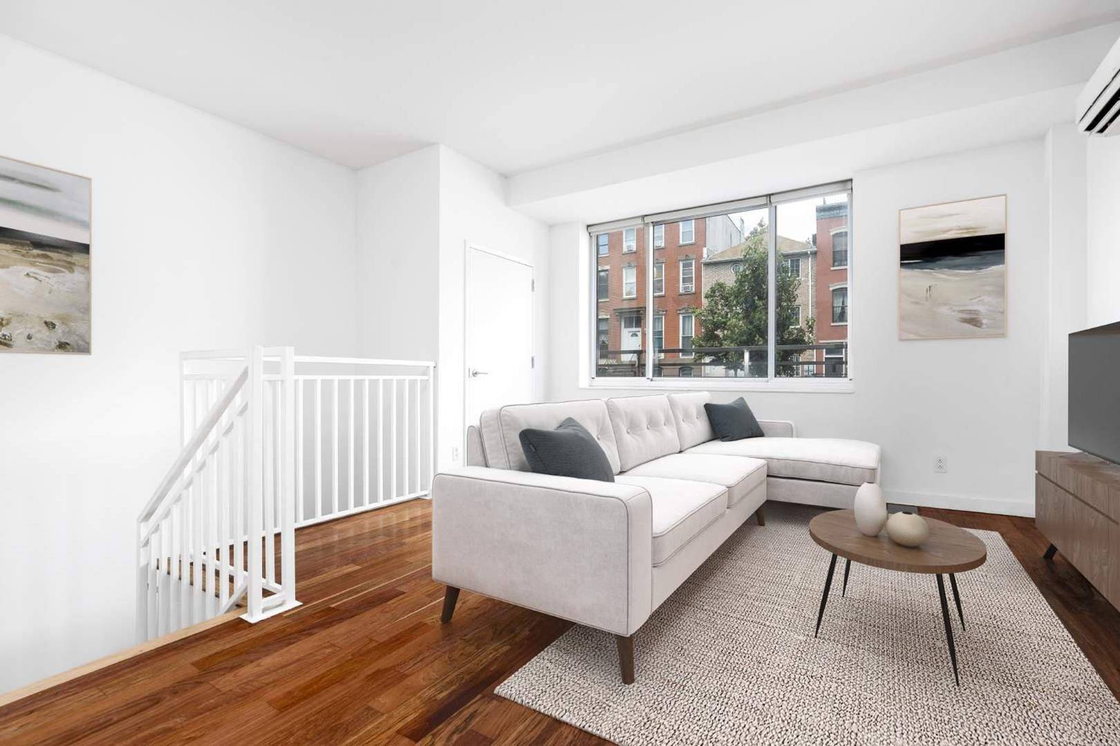 Spacious One Bed Duplex Apartment with 2 Full Baths !