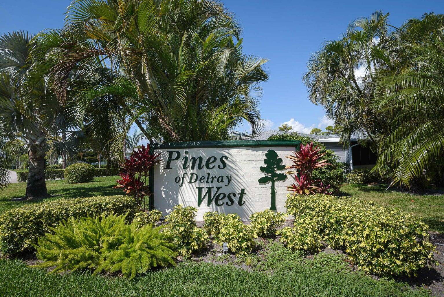 Beautiful 2 Bedroom 2 Full Bath villa in the 55 community of Pines of Delray West in Delray Beach.