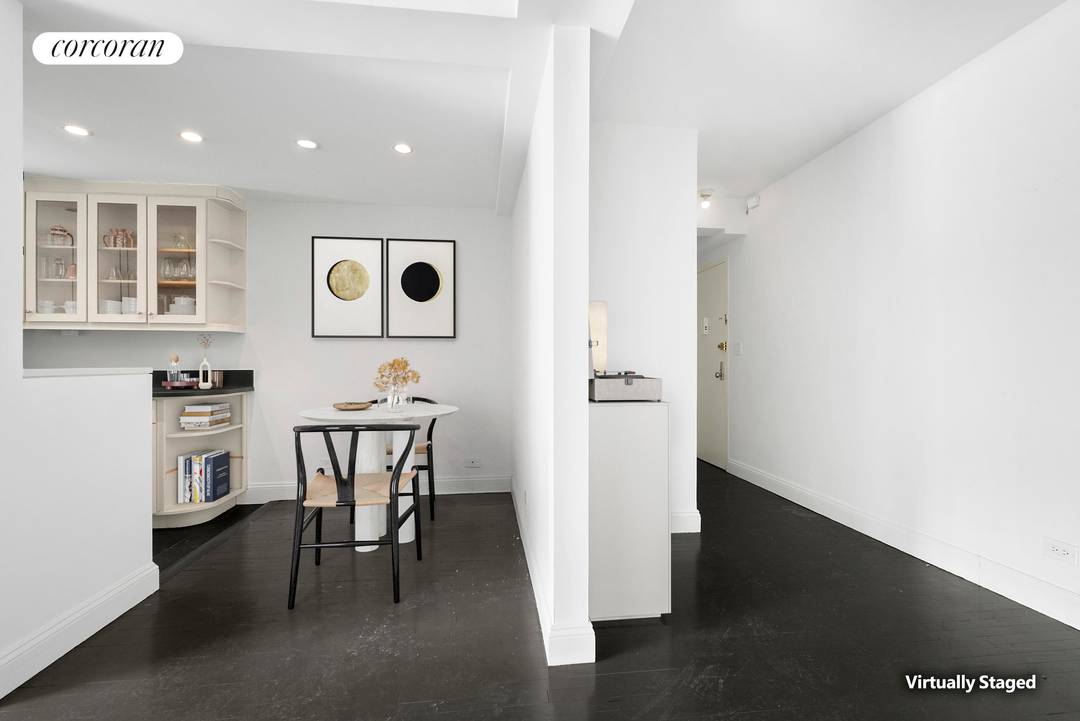 Exceptionally bright and quiet, this spacious corner one bedroom residence is located in the most coveted building on Lower Fifth Avenue's Gold Coast The Brevoort.