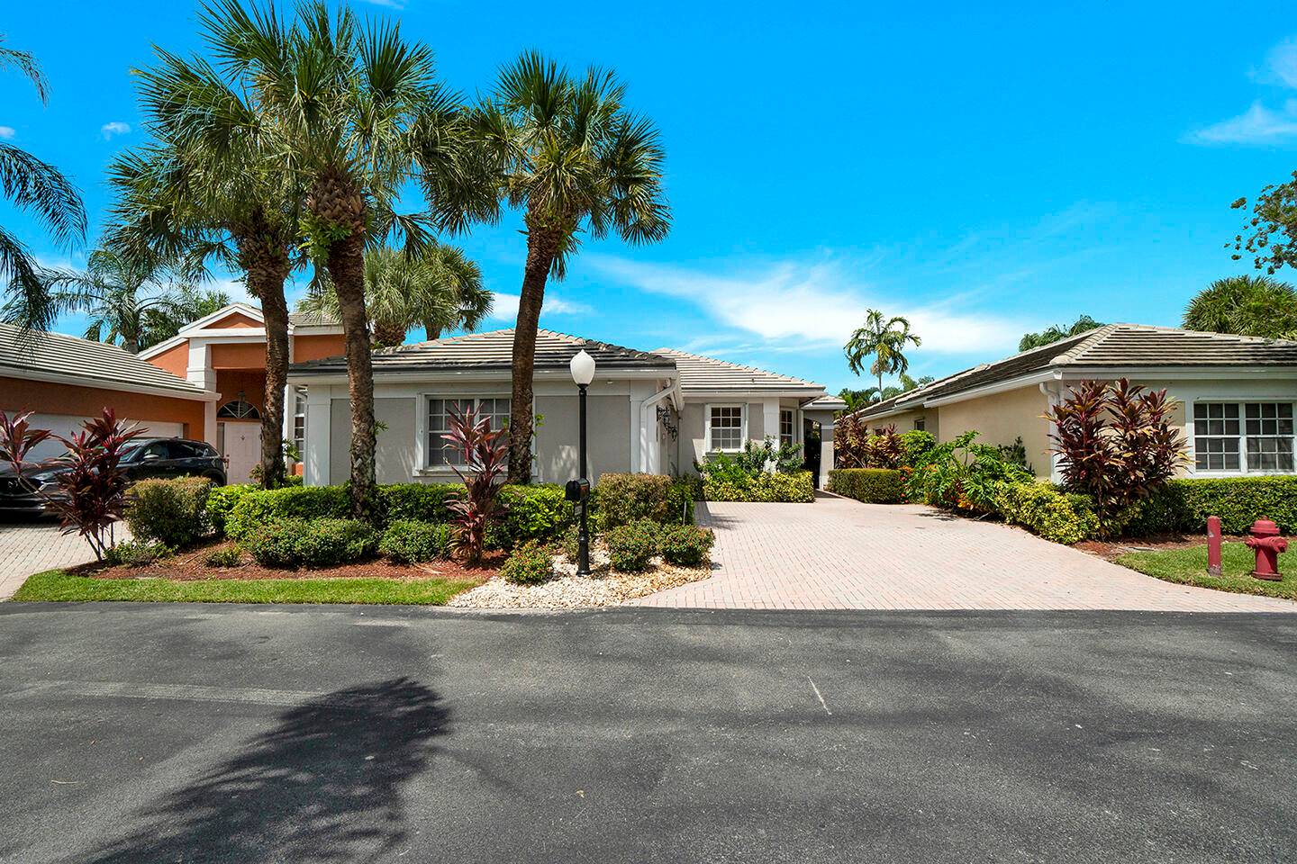 Located in Oxford Estates in posh Boca Raton, this small gated community has striking Mediterranean style homes.