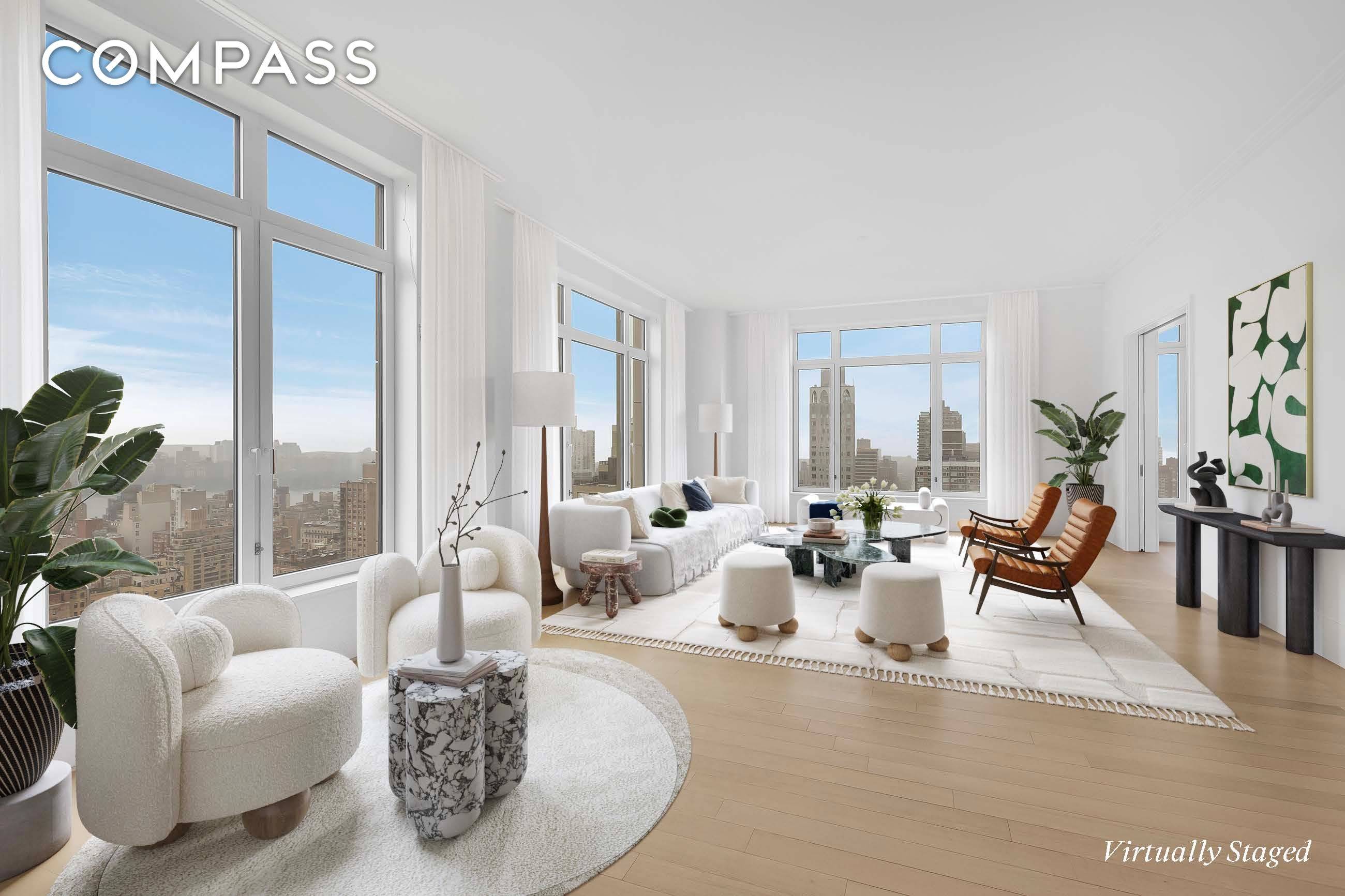 Introducing Residence 34A, a never before lived in rare gem nestled within the prestigious Robert A.