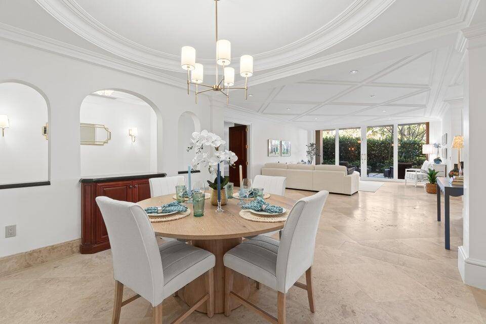 Unique opportunity to own a premier garden residence at One Royal Palm in the heart of Palm Beach.