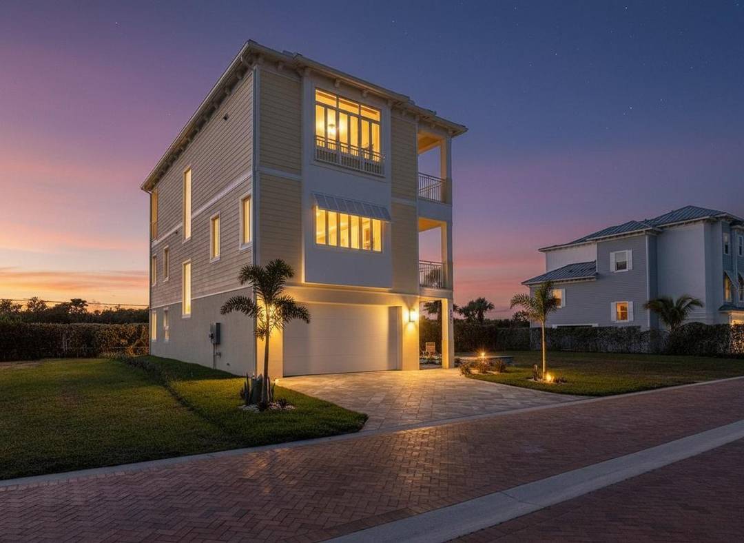 Here's the polished version Completed in 2026 amp ; sitting steps from the sand, this custom Watersong residence delivers direct Atlantic amp ; Intracoastal views across three thoughtfully designed levels ...