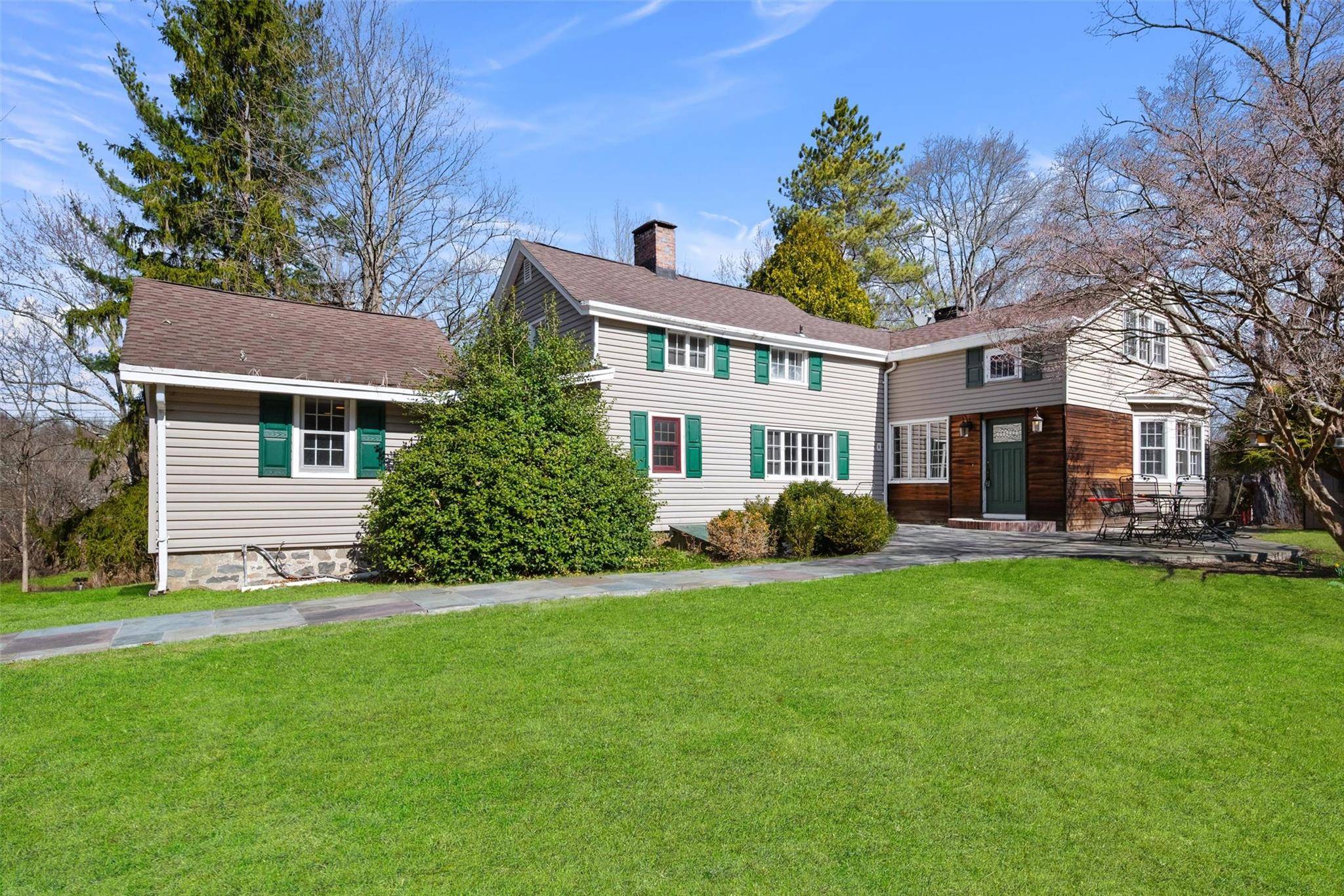 Step into history with this exceptional offering two distinct homes nestled on a picturesque wooded lot.