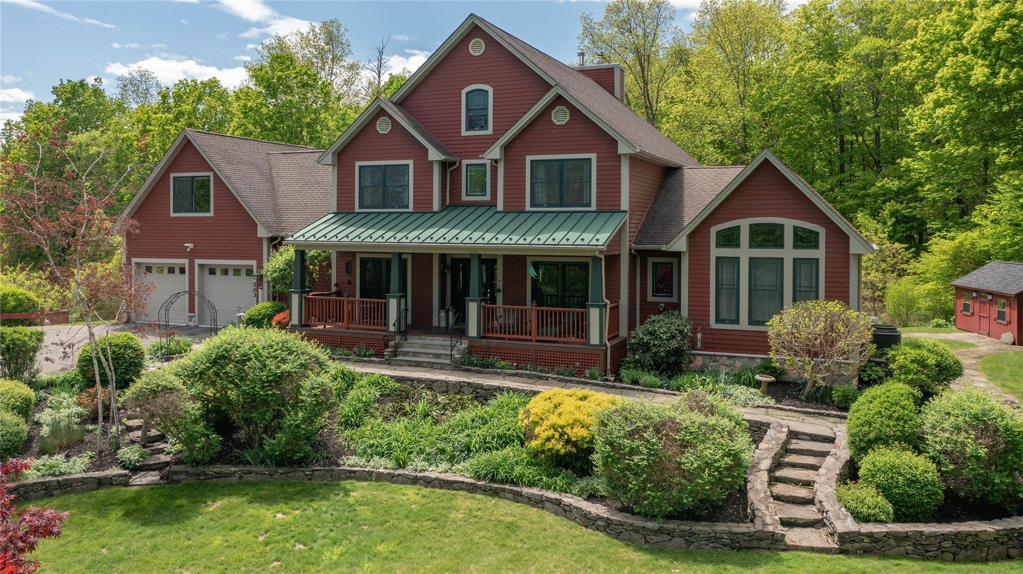 Tucked away on 20 peaceful acres in the scenic Town of Clinton, this distinctive contemporary retreat offers the rare combination of seclusion, style, and convenience.