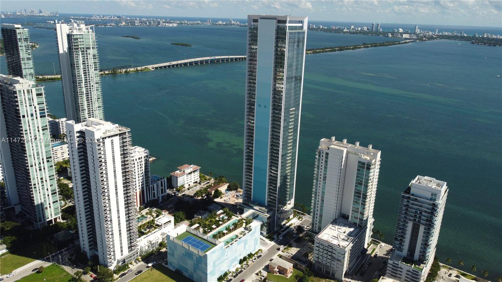 Luxury 2 Bedroom 2 Bathroom Apartment in the heart of Miami, with a breathtaking 180 degree view that stretches across the ocean and cityscape.
