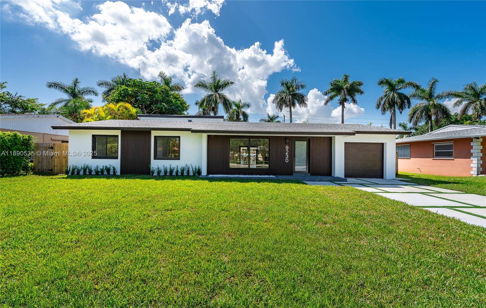 Stunning contemporary home completely remodeled, featuring a main house with 3 bedrooms and 2 bathrooms, plus a separate in law quarters with a full kitchen, living dinning room, 1 bedroom, ...