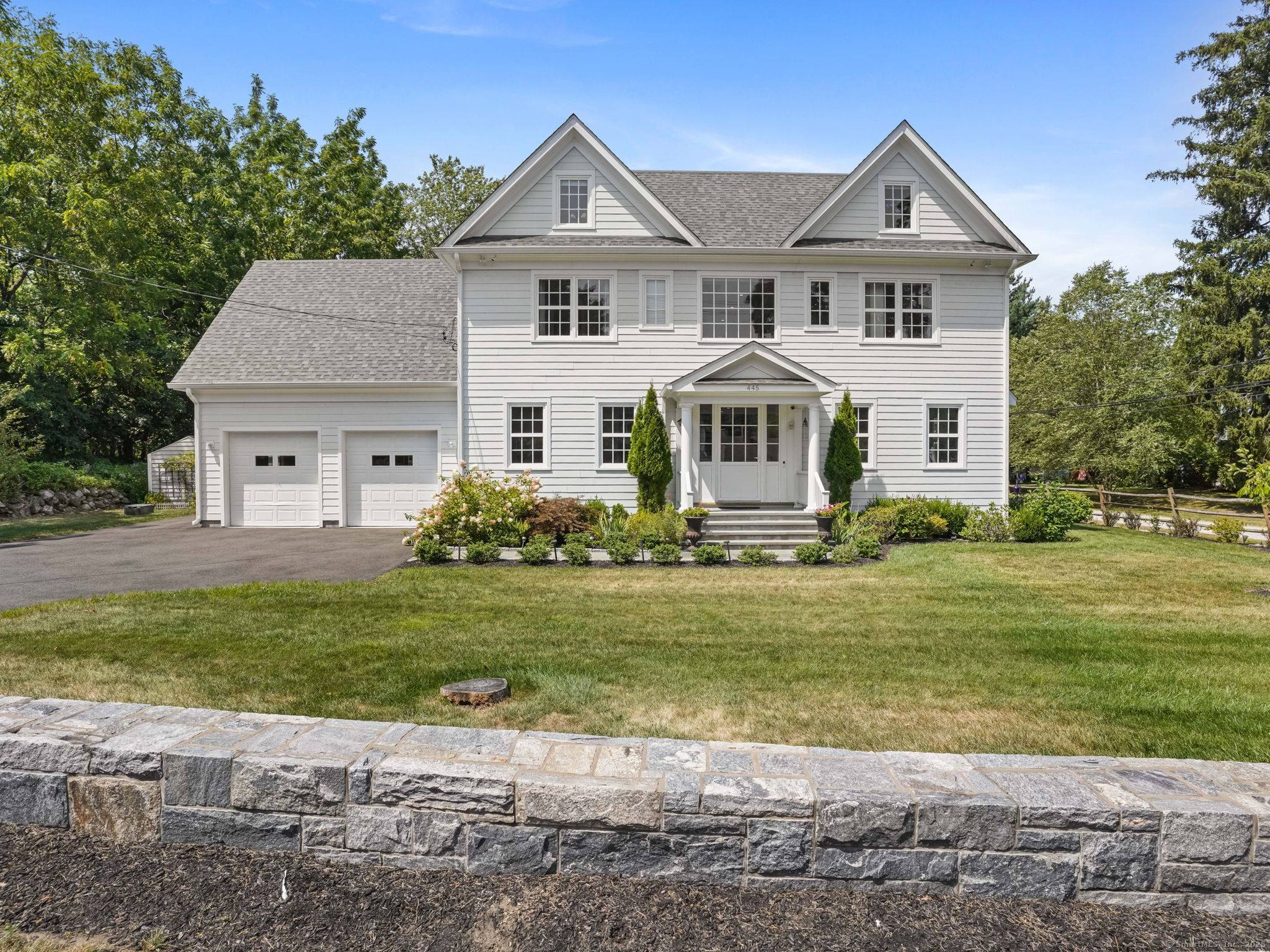 Like new and pristine 445 Flax Hill Road, Norwalk, CT a stunning modern colonial built in 2018.