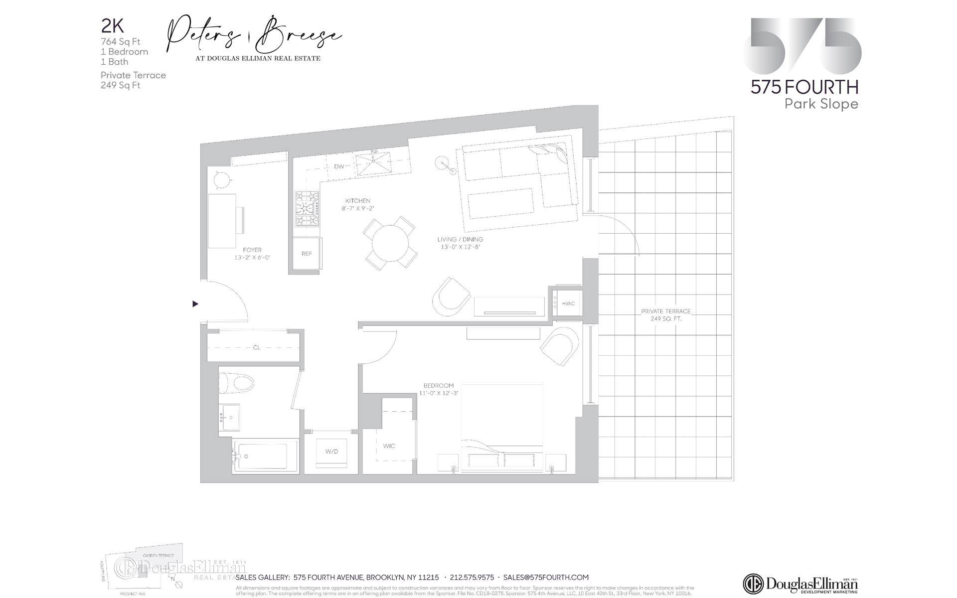 THE FINAL ONE BEDROOM RESIDENCES AT 575 FOURTH.