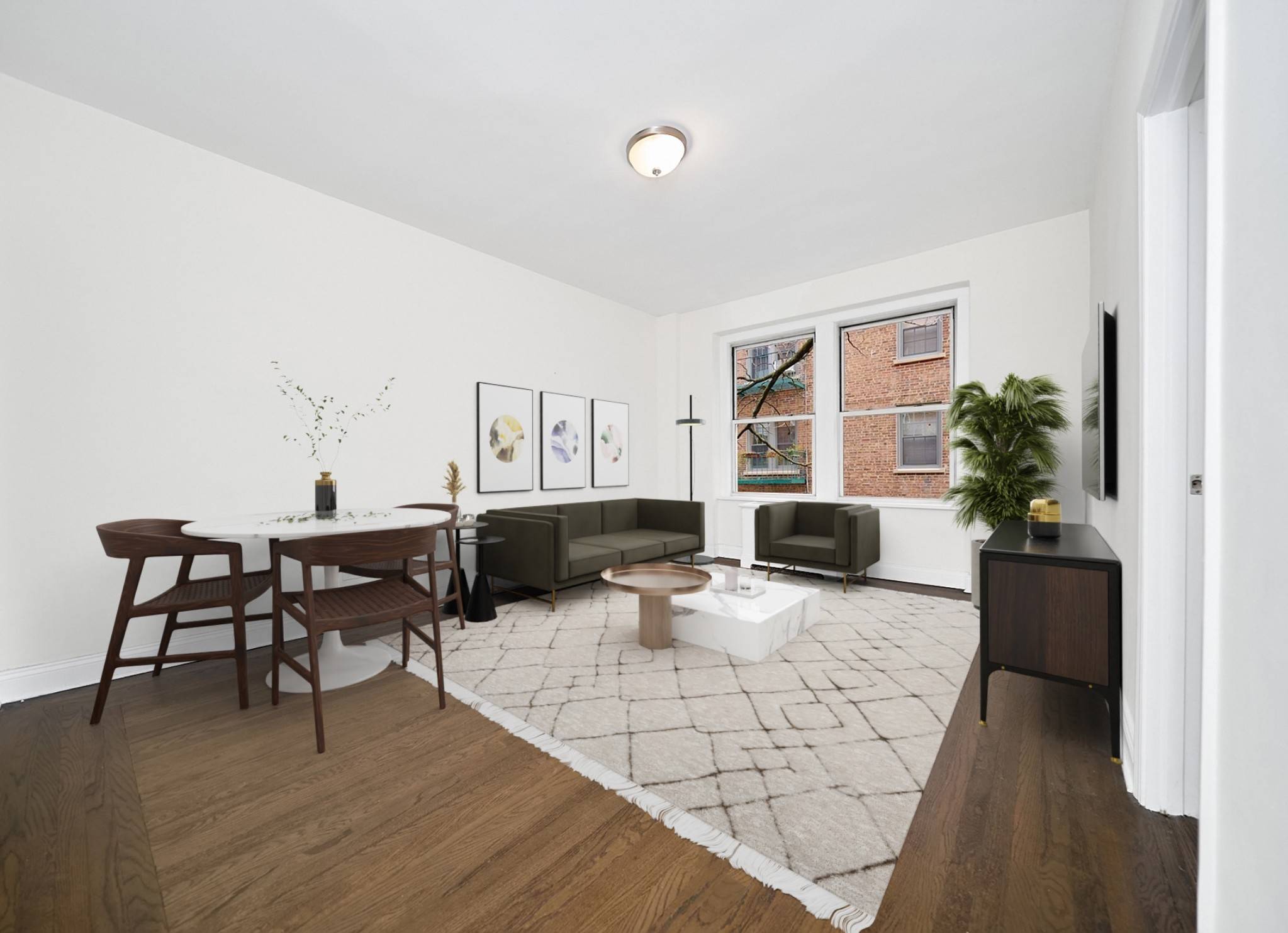 Newly Renovated 2 Bedroom Apartment in Elevator Building with Laundry !