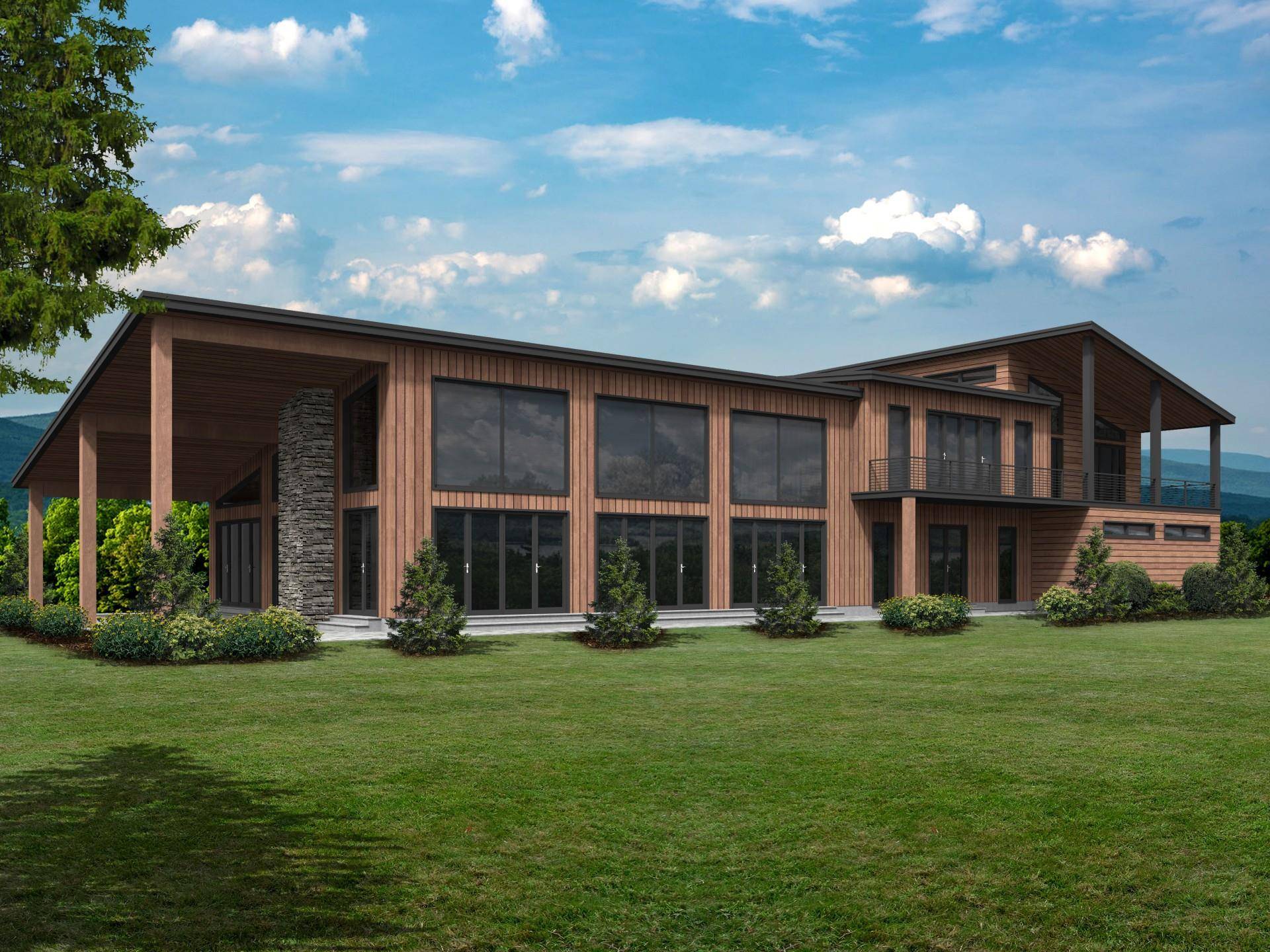 To Be Built Luxury Estate with Infinity Pool amp ; Panoramic Catskill Views Pine Plains, NY.