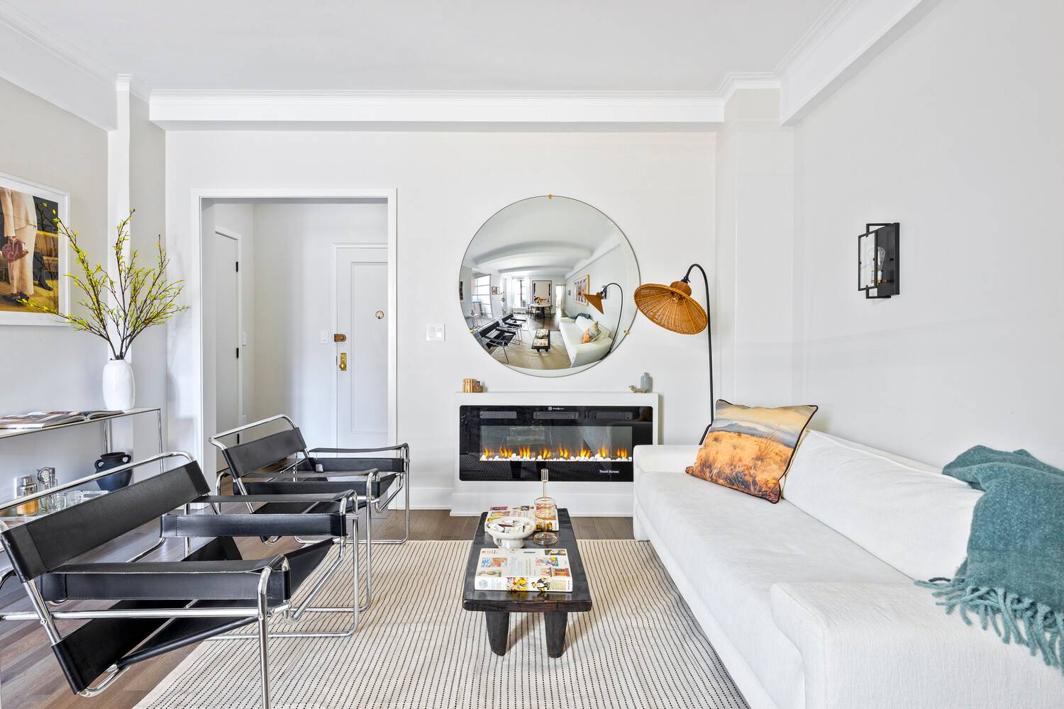 A rare UWS dream 1. 5 bedroom prewar condominium charm, one block from Central Park.