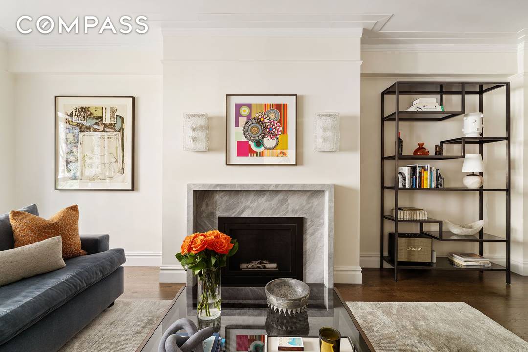 Residence 3A at 25 Central Park West presents a rare opportunity to own a beautifully renovated home at The Century.