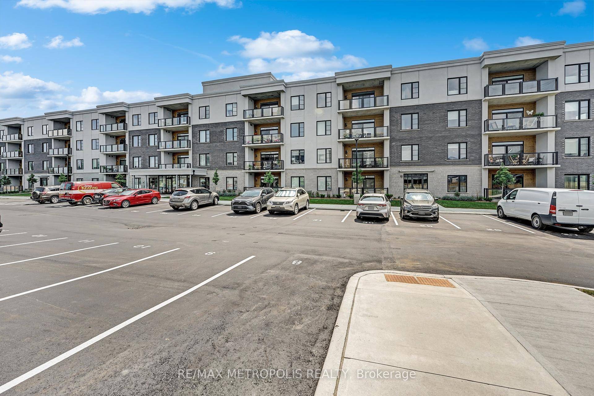 1275 sqft condo on the fourth floor just steps away from the elevator Upgraded kitchen cabinets and door handles Upgraded kitchen and bathroom quarts platform Large island in the kitchen ...