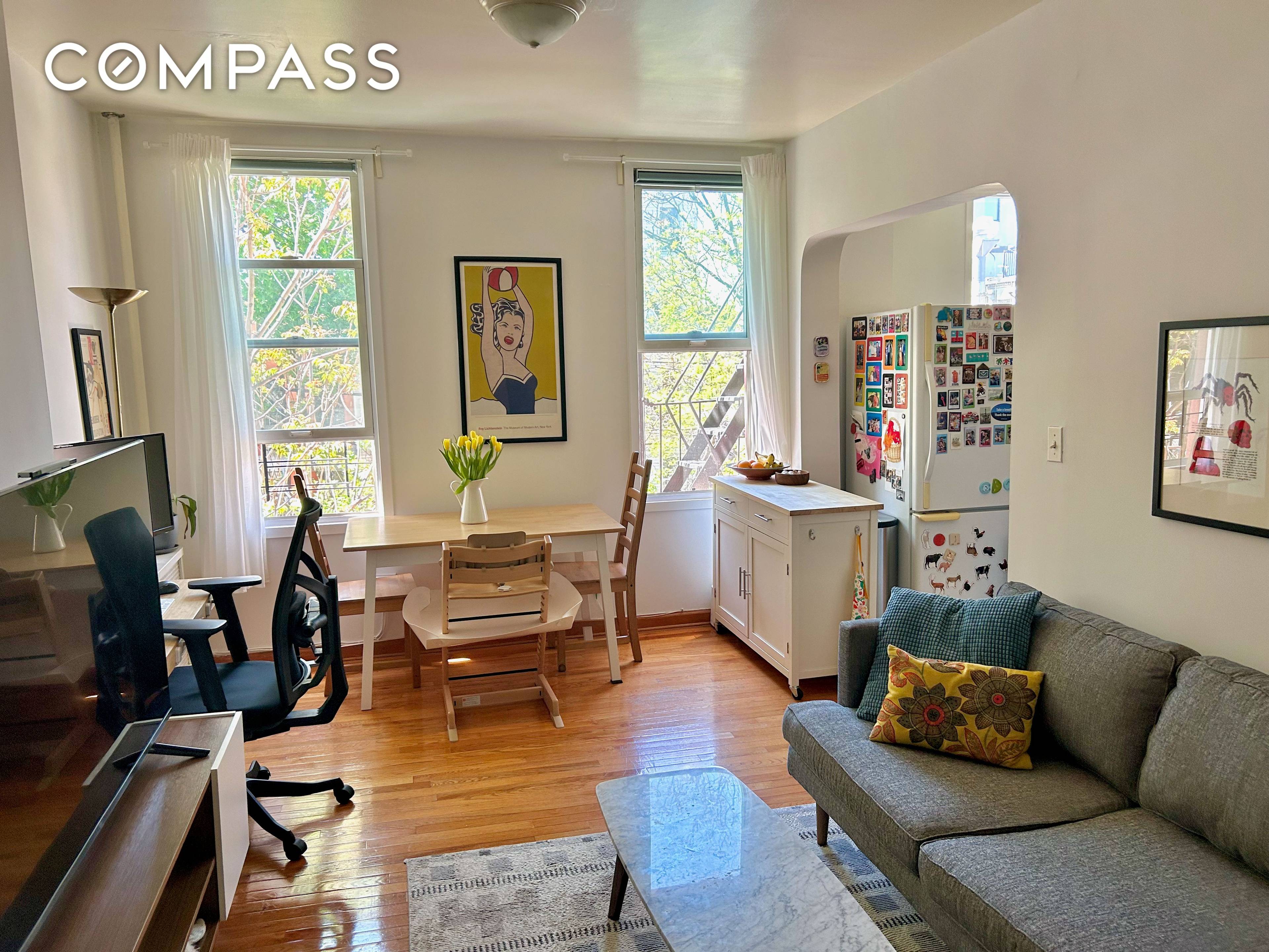 JULY 1MOVE IN DATE PET FRIENDLY PLEASE EMAIL FOR ADDITIONAL INFORMATION AND APPOINTMENT Bright and Sunny full floor thru apartment is 1 flight up and offers 2 bedrooms plus bonus ...