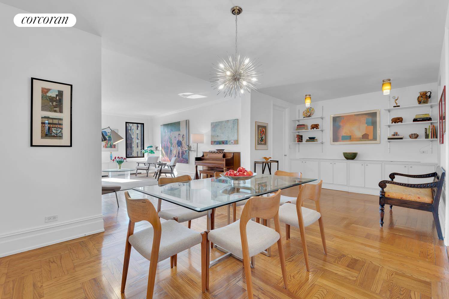 Apartment 13N at 173 Riverside Drive is an exquisite, airy, sun filled three bedroom, three full bath home in the heart of the Upper West Side directly across from Riverside ...