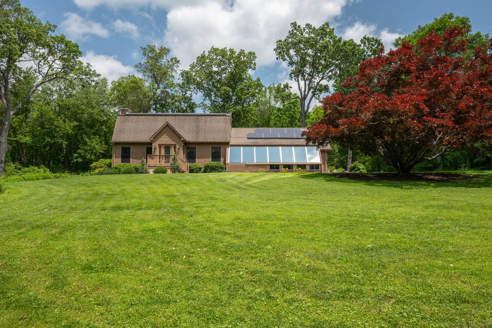 This 3, 100 sq. ft. home offers privacy while still being convenient to area amenities.