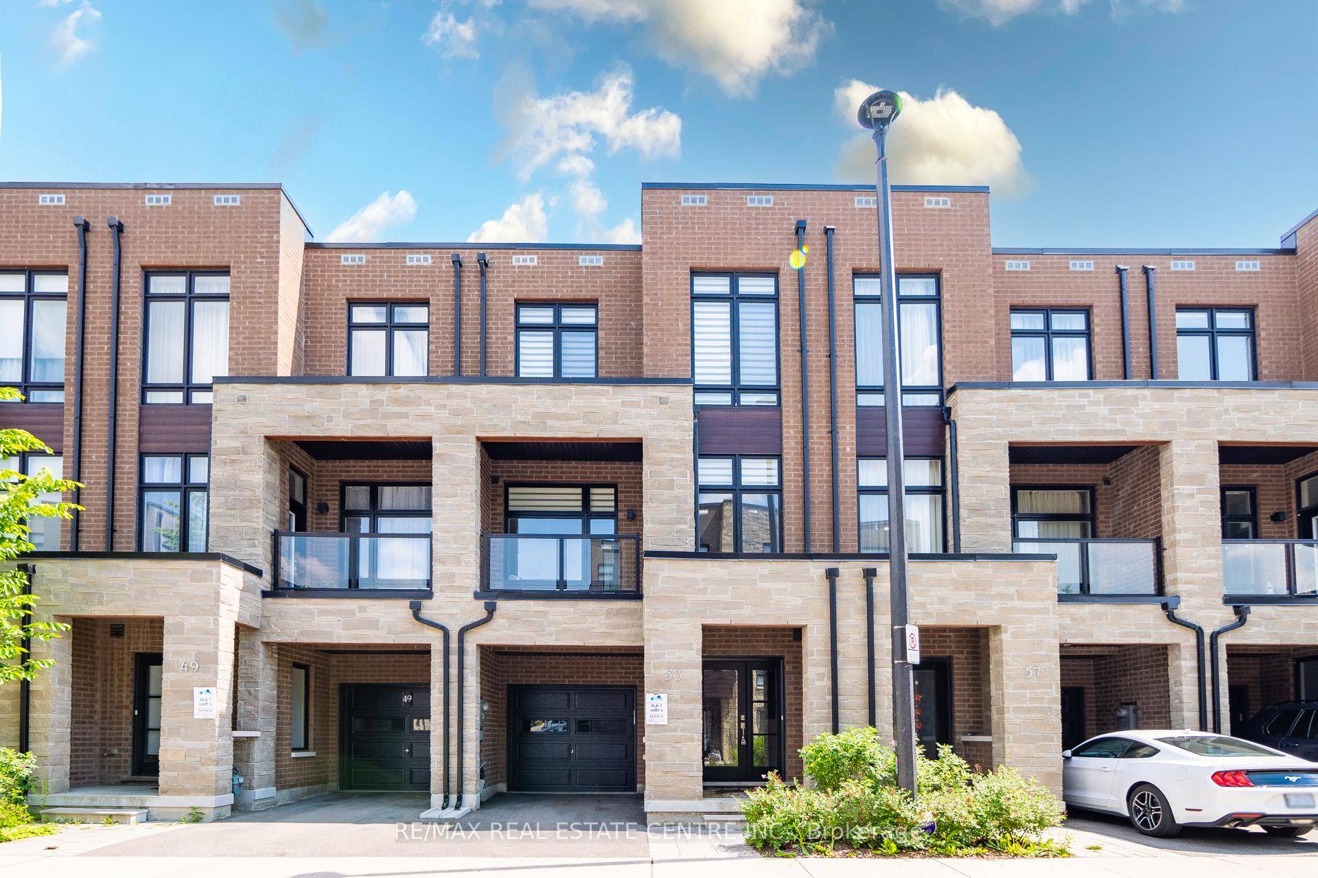 Exquisitely Built Freehold Townhome with a walk out basement in Vaughan.