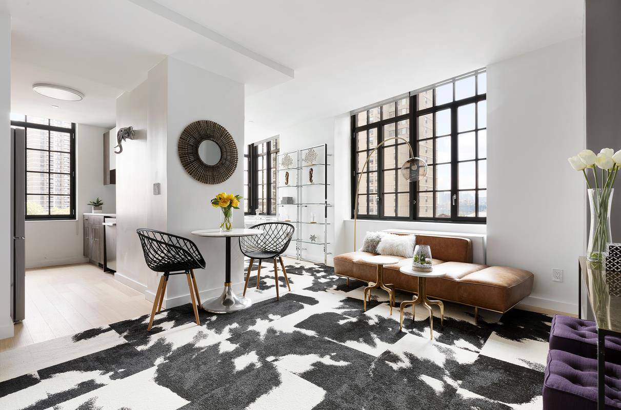 Gorgeous, Split 2 Bedroom convertible 3 Featuring Oversized Living Area Separate Dining Area which can be used as a Home Office or Flexible 3rd Bedroom.