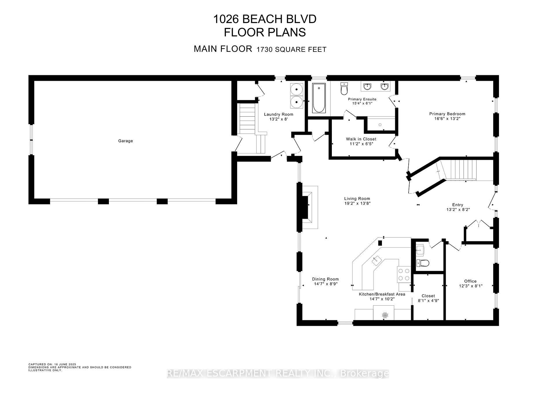 Beautiful Custom Built Bungaloft Home in the Highly sought after prestigious Beach Boulevard Community, just minutes from Lakeshore Road amp ; Downtown Burlington.
