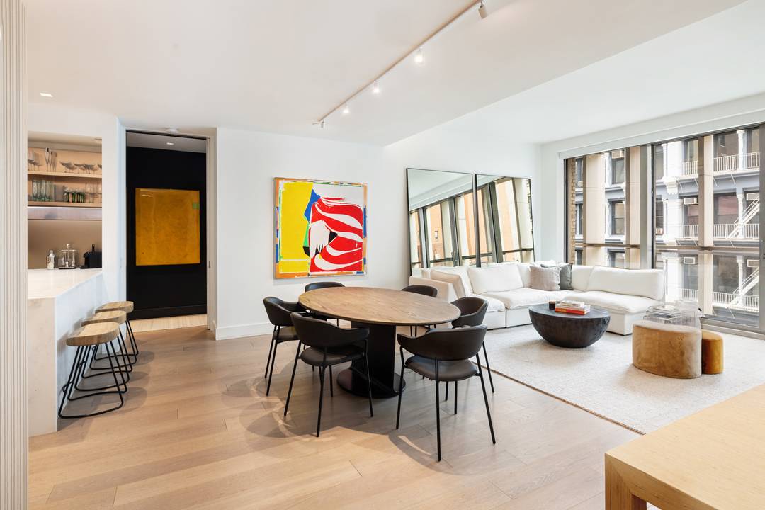 Enjoy refined downtown living in this impeccably designed two bedroom, two bath residence at the coveted 1 Great Jones Alley.