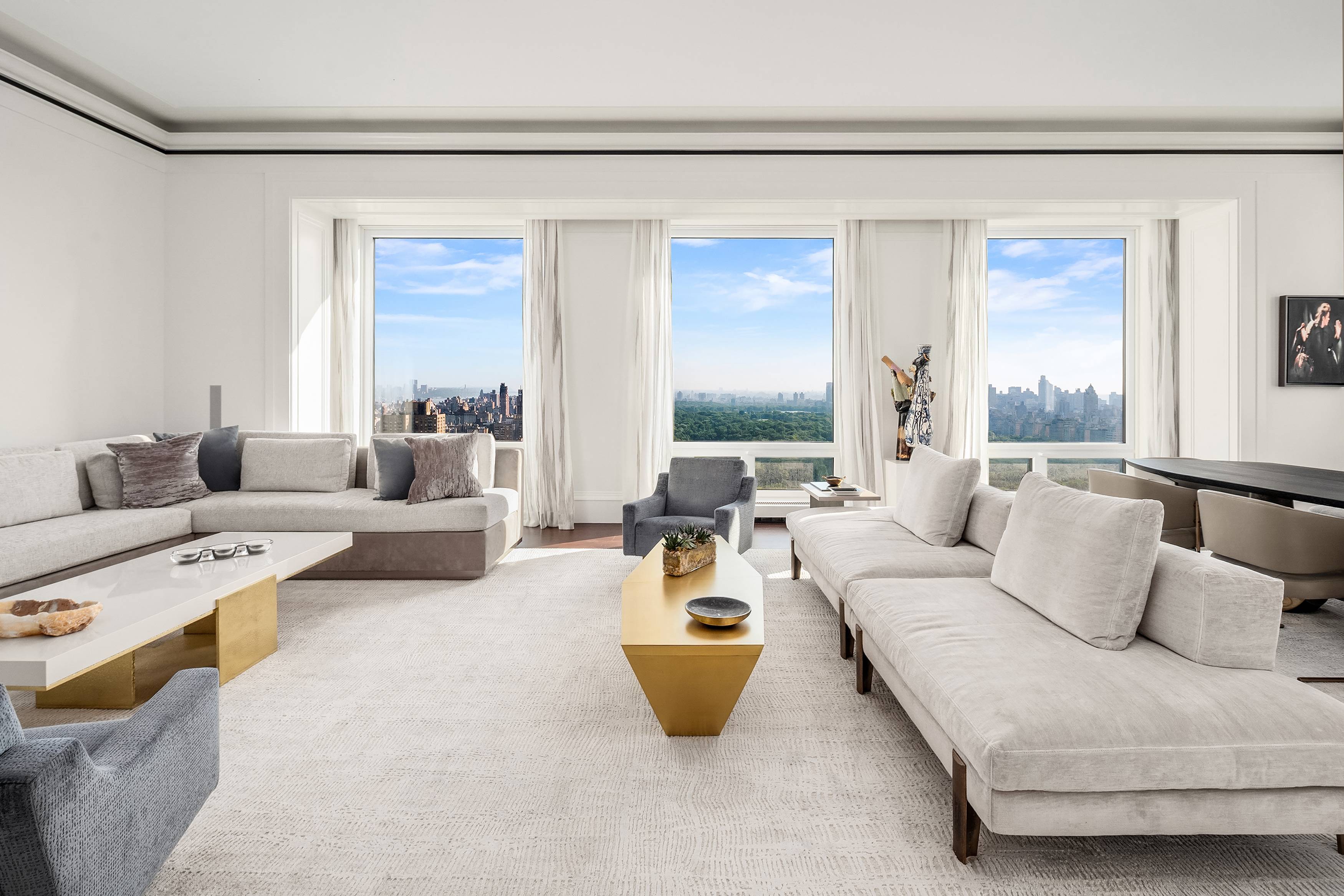 FULLY FURNISHED ! Residence 37B Three Bedrooms Three Baths One Powder Room Offered Fully Furnished Designed by Andrew Sheinman, Founder of Pembrooke amp ; Ives.