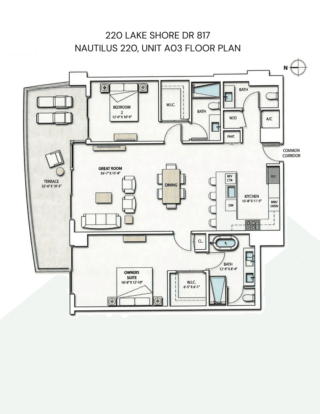 This gorgeous new construction waterfront condo offers bright, easy living with stunning Intracoastal views.