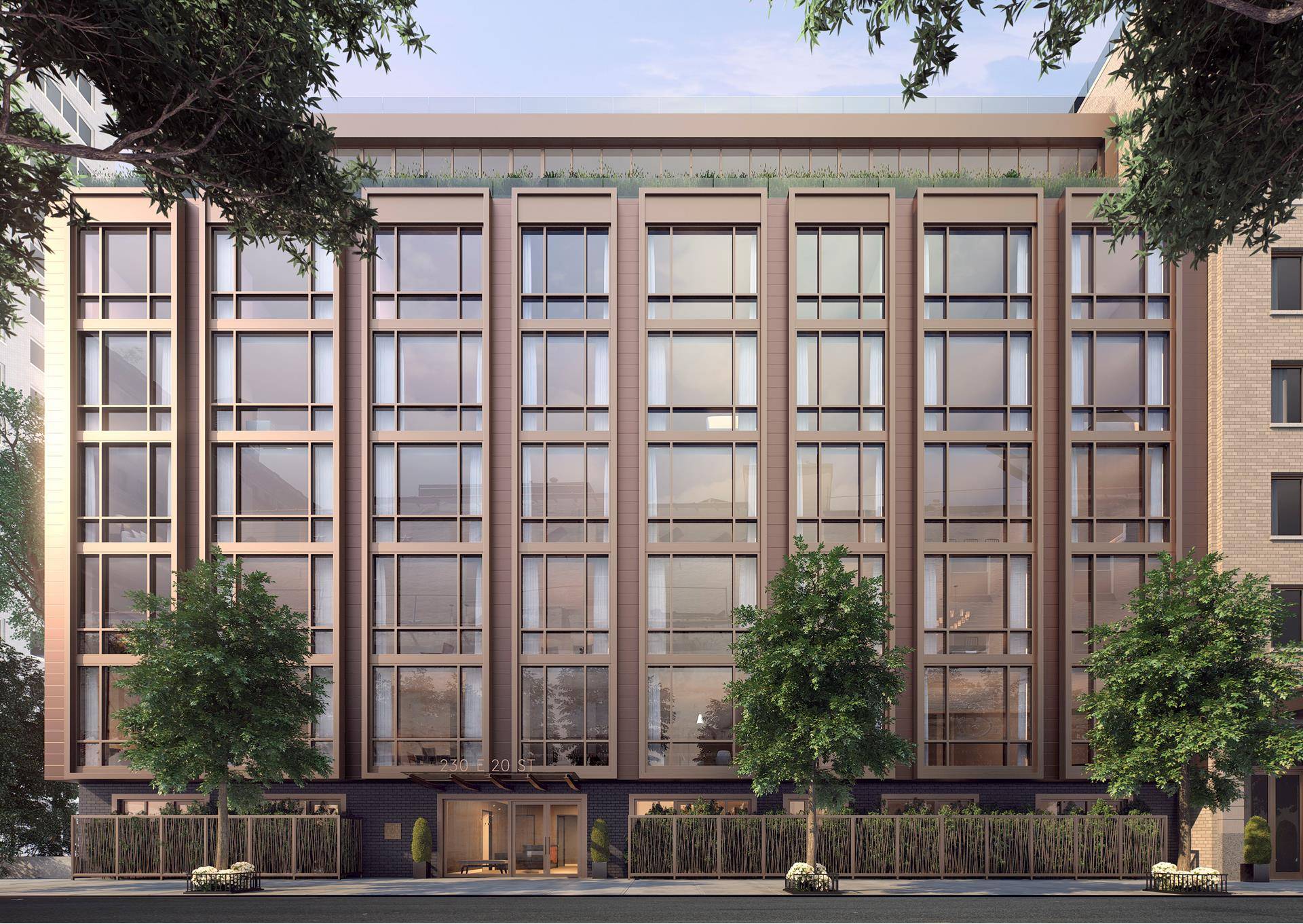 Immediate Occupancy Ground Level Residence at The Modern The Modern at 230 East 20th Street offers a curated collection of 37 one to four bedroom residences.