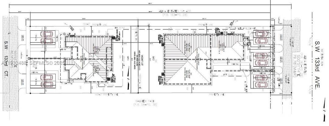Zoning approval is in place under the workforce housing program for a duplex and triplex five units total, along with full construction drawings.