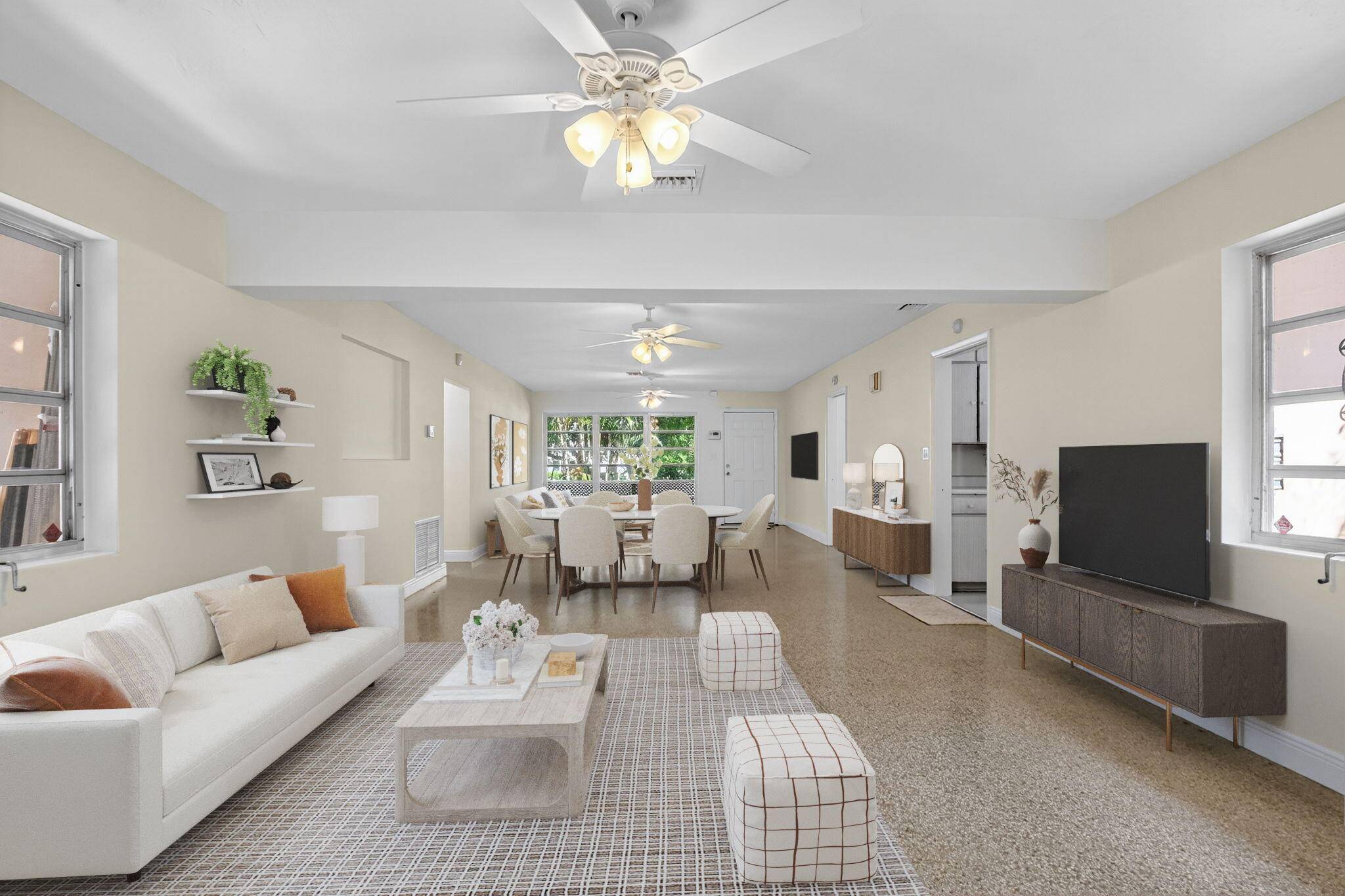 This Freshly Updated 3 Bed, 2 Bath Bungalow is a Cozy Tropical Oasis in desirable Lake Osborne neighorhood.
