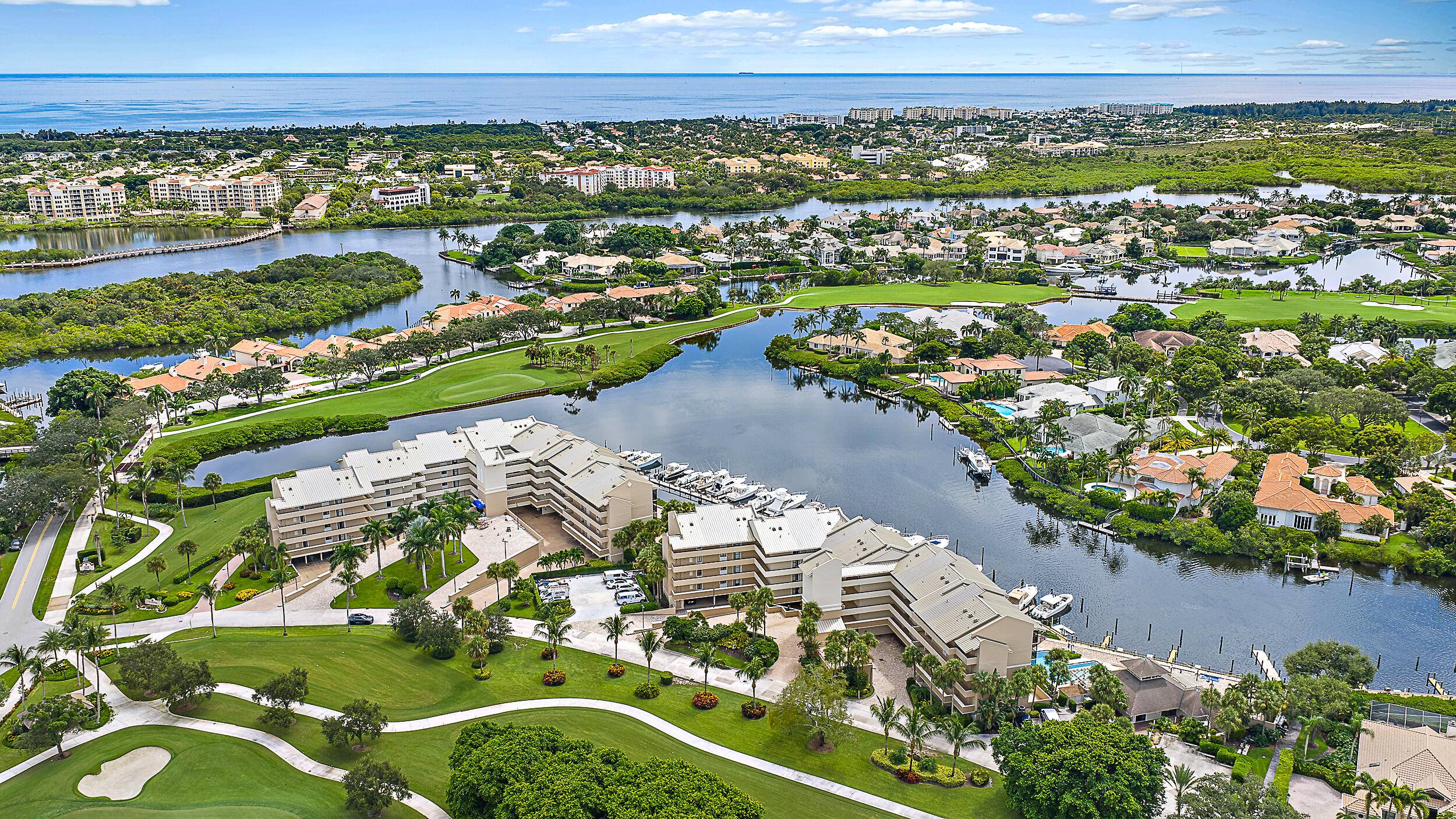 Beautifully updated waterfront condo in the gated community of Jonathan's Landing, this stunning 2 bedroom, 2 bath residence offers an open concept layout with a chef's kitchen, LG stainless steel ...