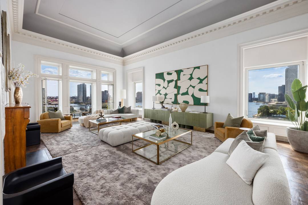Welcome to an extraordinary residence nestled in one of New York City's most coveted enclaves, directly across from the esteemed Riverhouse.