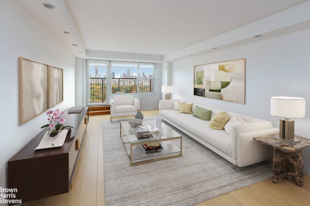 Welcome to 80 Central Park West, 18A a rare offering in a prime location with breathtaking Park and City views and private outdoor space floating over the Park.