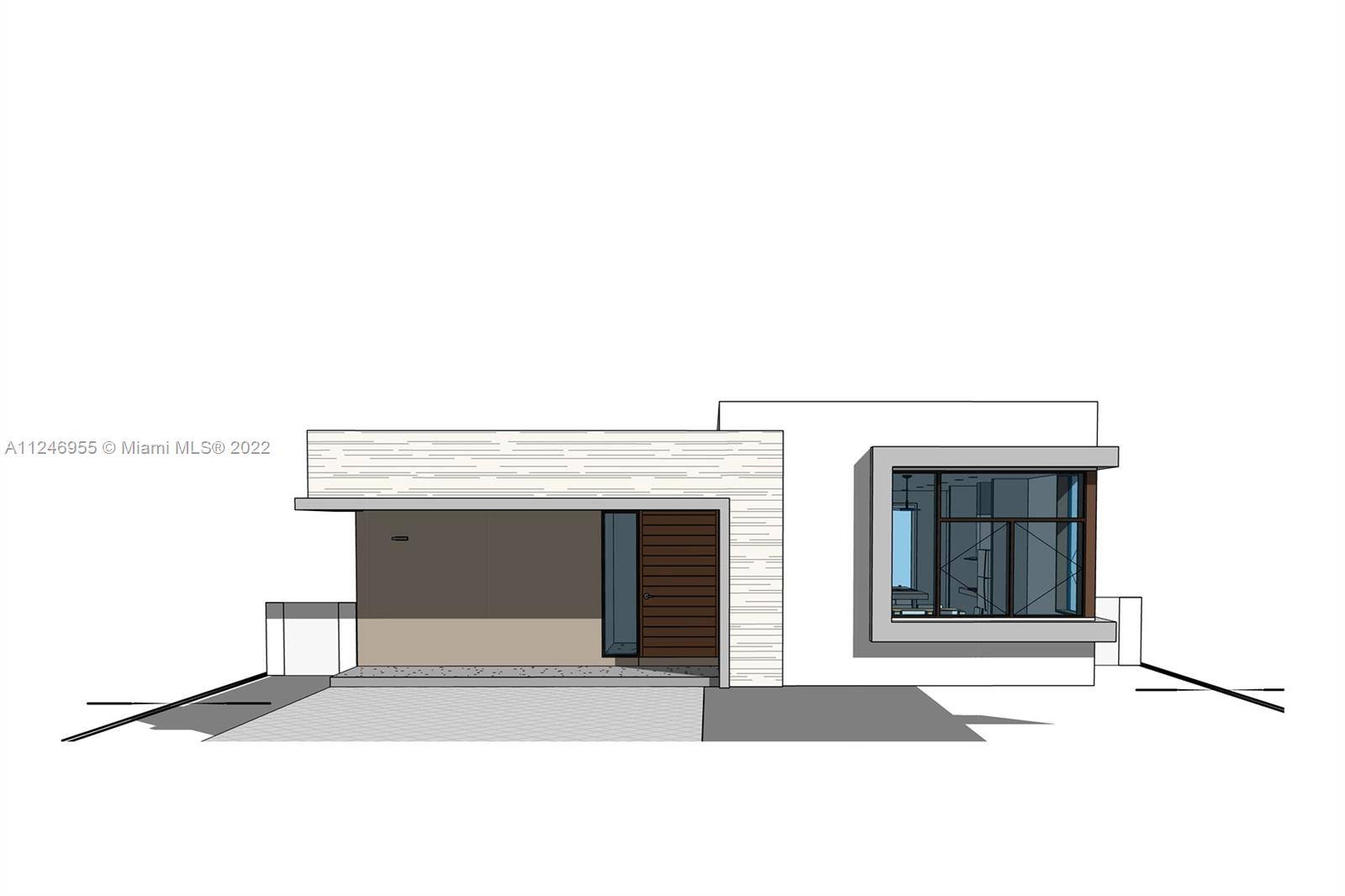 This property is being sold with complete plans and construction permits ready to build a Brand new Contemporary House One Story 3 Bedroom 2 Bath 1722 SQ FT Living Area ...