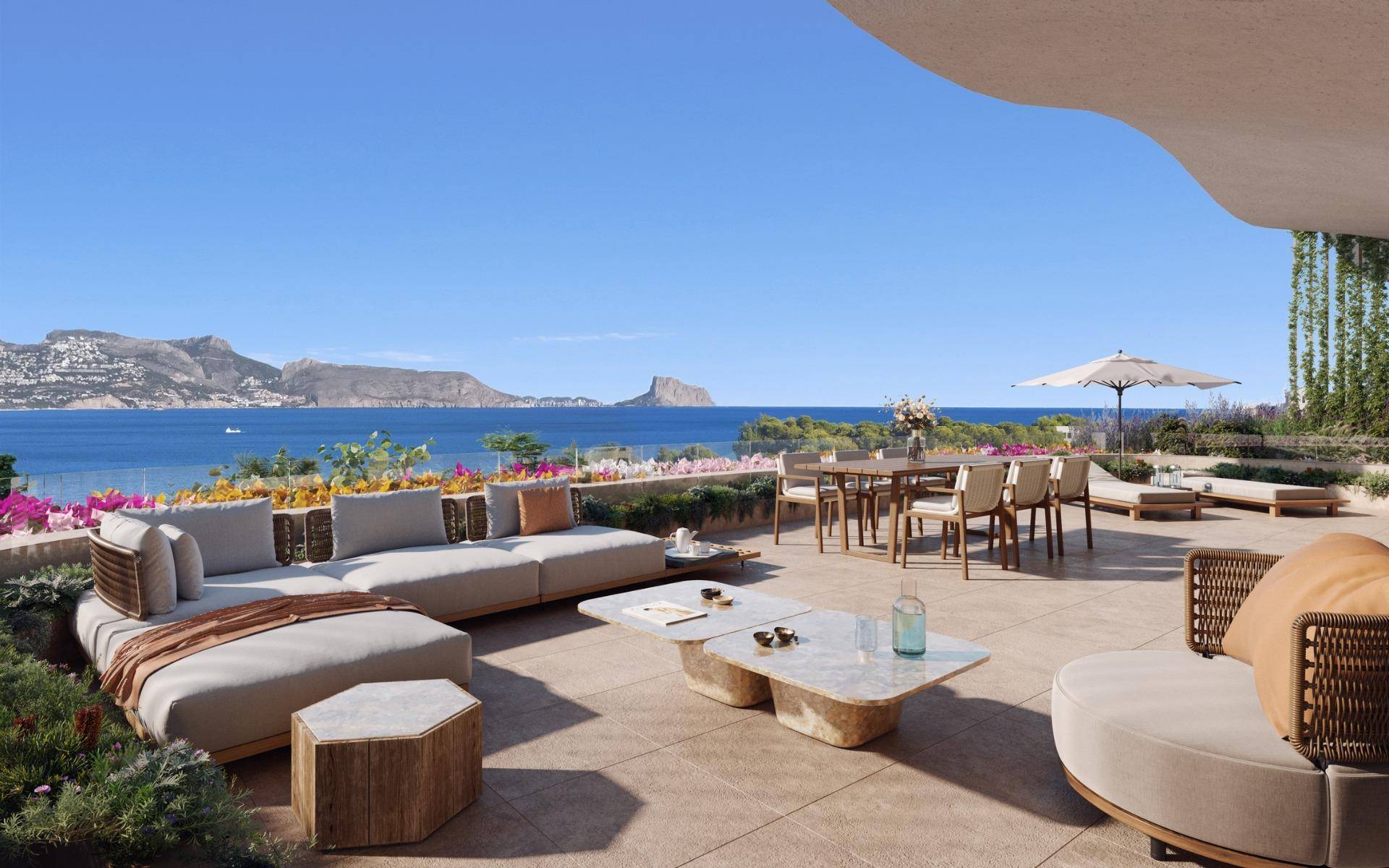 NEW BUID LUXURY COMPLEX OF APARTMENTS IN ALBIR Luxury complex located in Costa Blanca close to the Playa del Albir.