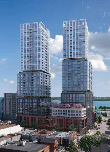 This brand new 2 bedroom plus den luxury lakefront suite located in Debut Condos offers 824 sq.